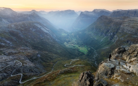 Nature - nture, mountains, sky, rocks