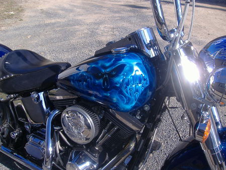 91 heritage...custom paint - harley heritage, 91 harley