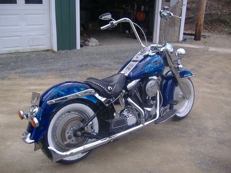 91 heritage...custom paint - harley heritage, 91 harley