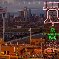 Citizens Bank Park (Phillies) and Philadelphia Skyline