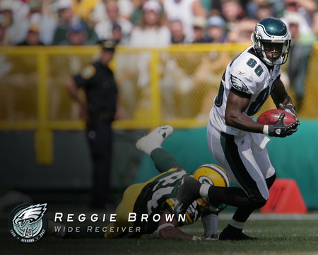 Reggie Brown (Eagles) - eagles, reggie brown, wide receiver, philadelphia