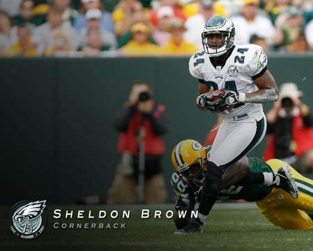 Sheldon Brown (Eagles) - cornerback, eagles, philadelphia, sheldon brown