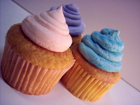 cupcake - colorfull, cake, cupcake, pink, sweet