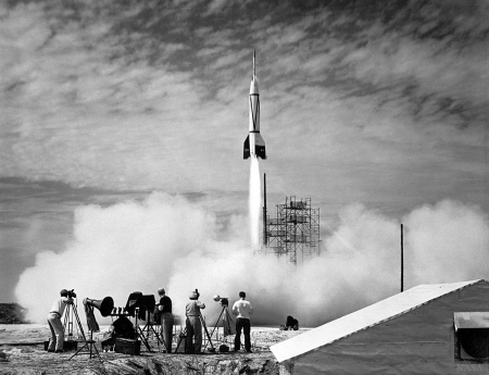 The First Rocket Launch from Cape Canaveral - rocket, fun, space, cool