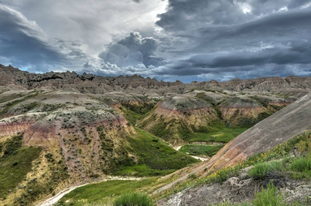 Badlands - nature, fun, cool, mountains, badlands