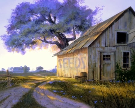 Magic Hours - attractions in dreams, love four seasons, houses, draw and paint, paintings, farms, warehouse