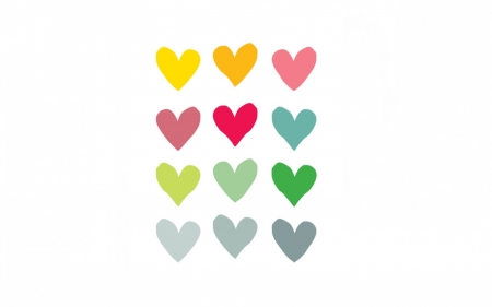 ♥ - abstract, colorful, love, heart