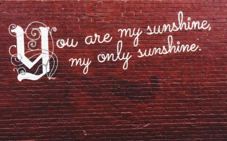 Sunshine - love, sunshine, wall, sun, graffiti