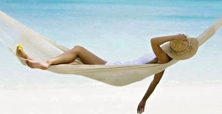 Summer Day - beach, summer, girl, sea