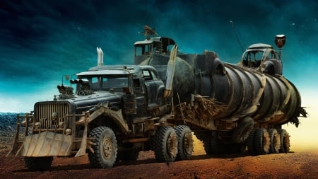 The War Rig from Mad Max Fury Road - truck, The, car, War Rig from Mad Max Fury Road