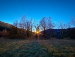 Sunset Over the Mountains