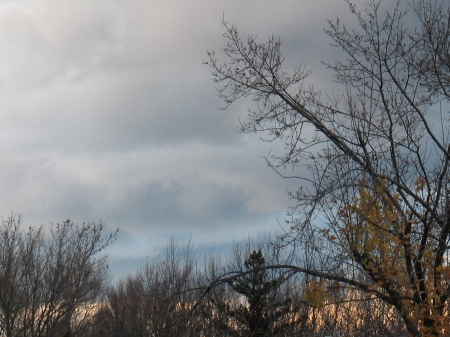 Autumnal Sky II - nature, sky, fall, autumn, clouds