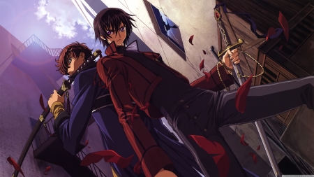 code geass - code, geass, sword, man