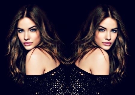 Zodiac ~ Gemini -  Barbara Palvin - gemini, black, Barbara Palvin, woman, model, girl, zodiac