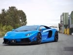 Blue Chrome - Lamborghini Aventador