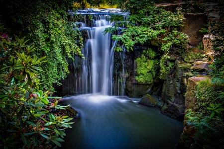 Waterfall - Rocks, Beautiful, Nature, Waterfall