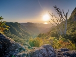 Sunset over the Mountains