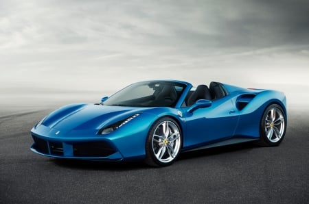 2016-Ferrari-488-Spider - conv, 2016, ferrari, blue