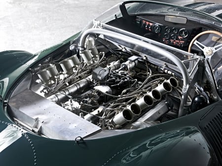 jaguar xj13 engine - british, green, engine, jaguar