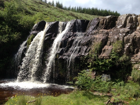 waterfall - nature, fun, cool, river, waterfall