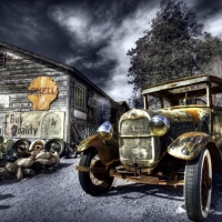 fantastic old ford hdr