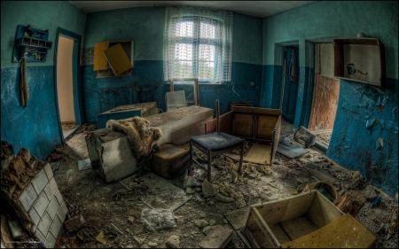 abandoned decaying interior hdr - room, abandoned, hdr, house, decay