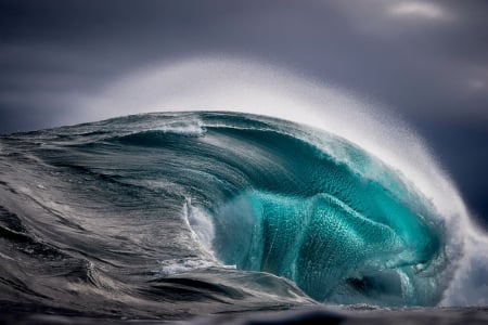 Big wave - ocean, water, nature, wave