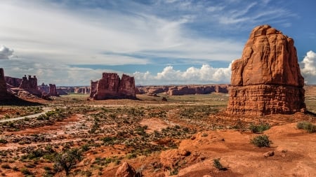 Canyon - canyon, usa, clouds, rocks