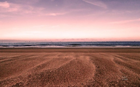 Escape III. - beach, sky, photography, water, sunset, coast, dusk, scene, ocean, landscape, wallpaper, shore, nature, abstract, dawn, sea, sunrise