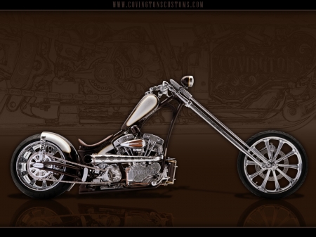 Harley Davidson Chopper - harley, chopper, motorcycle, bike