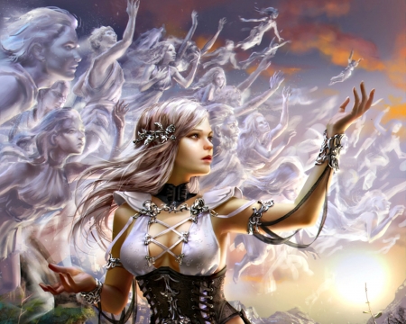 Cifona - legend of the cryptids, game, girl, anotherwanderer, cifona, beauty, fantasy, woman, art, spirits