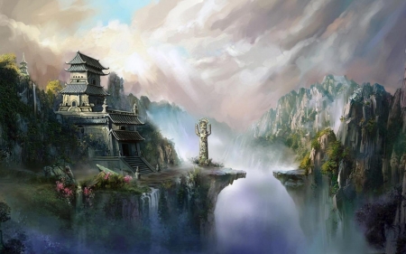 Fantasy world - fantasy, world, asian, art