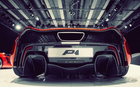 McLaren P1 - vehicles, McLaren, cars, McLaren P1, rear view