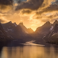 Sunset over Mountains