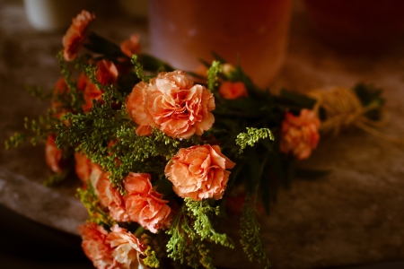 Still Life - bouquet, flowers, still life, petals