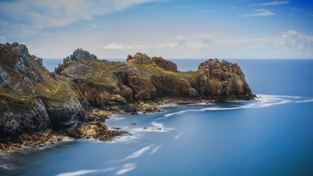 Coast - nature, ocean, mountain, water, coast