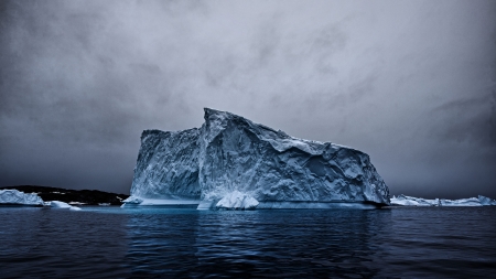 iceberg - berg, water, ice, ocean, nature, snow