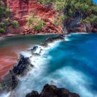 Red Sand Beach, Hana, Maui