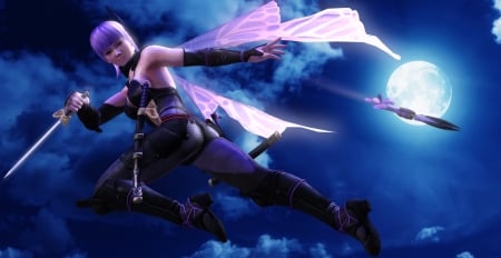 Ayane - ninja, fighter, gaiden, kunoichi