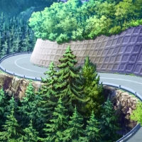 Anime Mountain Road