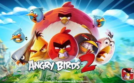 Angry Birds 2 - games, 2, funny, angry, birds