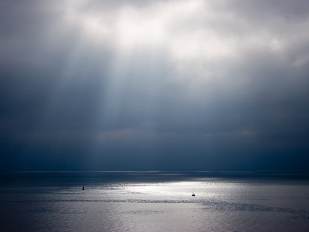 Untitled Wallpaper - hope, ocean, sun rays