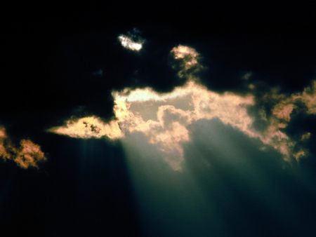 Cloud Break - Sky Breaking Open - clouds, sky breaking open, indiana, columbus