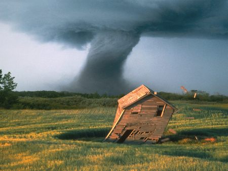 Tornado vs Shack - shack, tornado