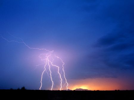 Untitled Wallpaper - arizona, lightning, picacho peak