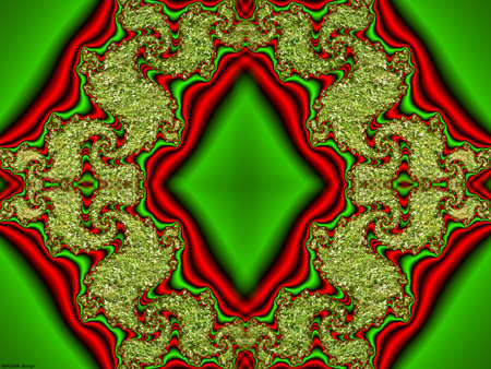 Jamiboart - fractal, art, abstract, druffix, artwork, design, green