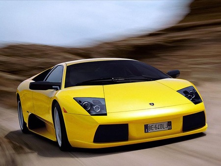 lamborghini murcielago - yellow, murcielago, lamborghini murcielago