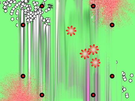 Daisies - daisies, abstract, spring, green background