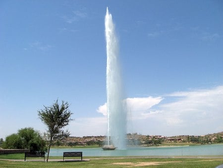 Fountain - arizona, fountain, fountain hills, water