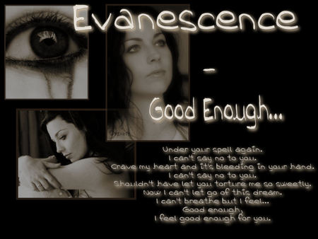 good enough  - amy lee